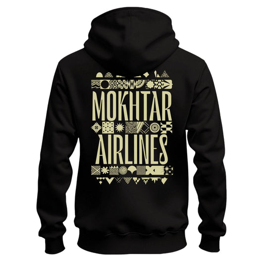 mokhtar black hoodie zip album design mokhtar airlines