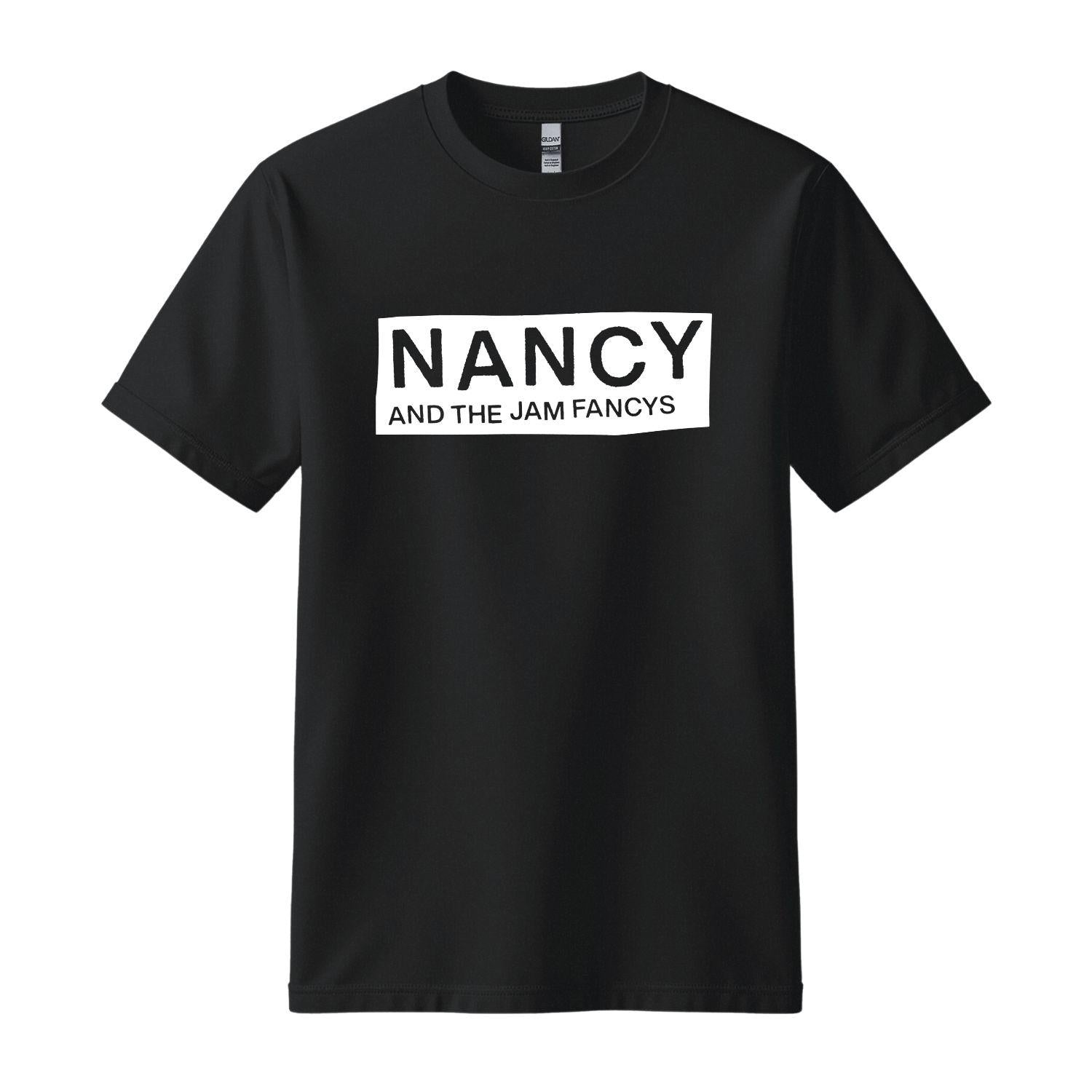 Nancy and the Jam Fancys black t-shirt