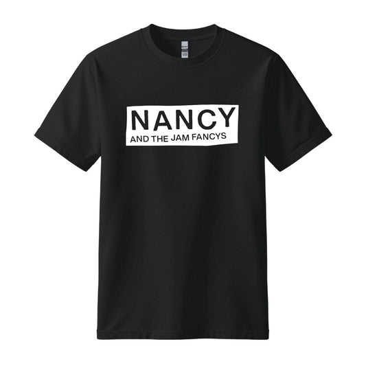 Nancy and the Jam Fancys black t-shirt