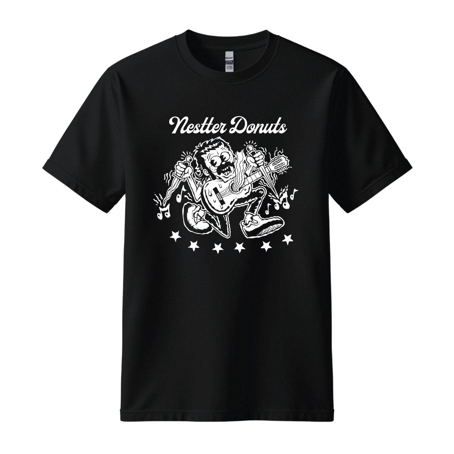 nestter donuts navajas black t-shirt