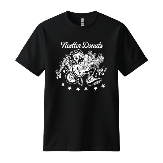 nestter donuts navajas black t-shirt