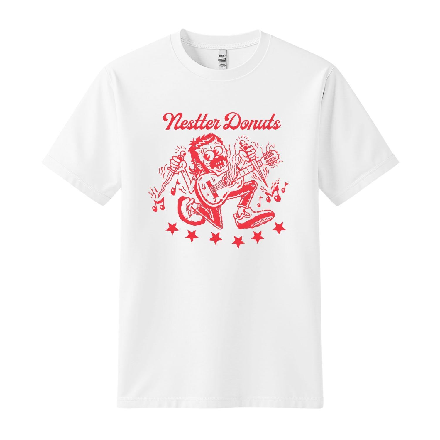 Nestter Donuts navajas white t-shirt