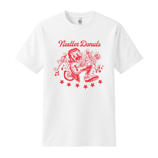 Nestter Donuts navajas white t-shirt