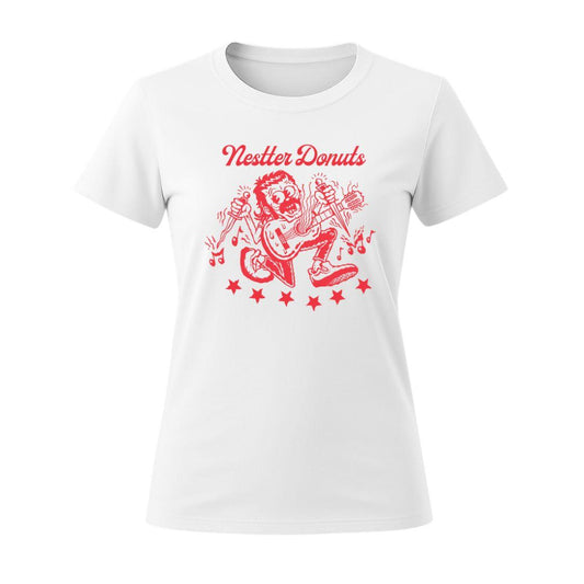 Nestter Donuts women's white t-shirt