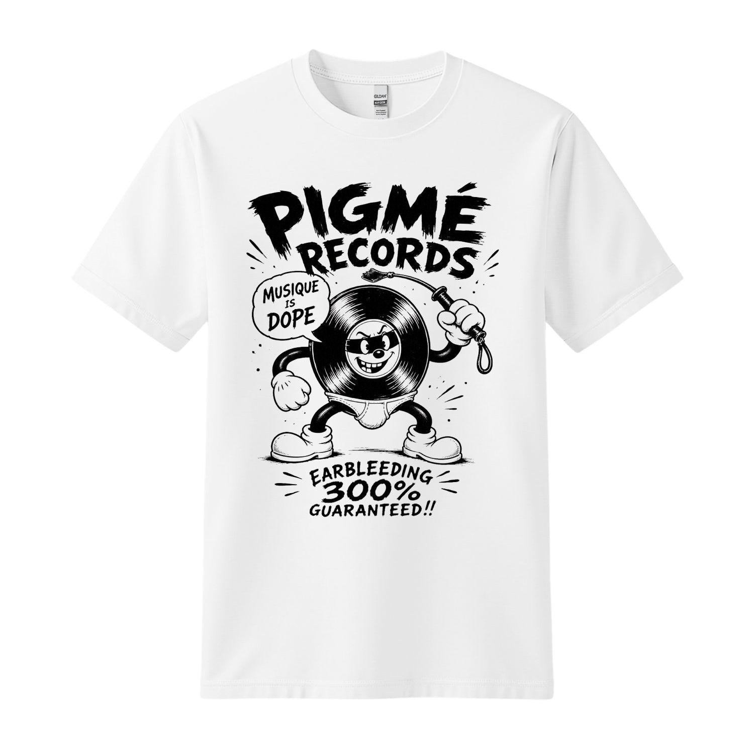 pigmé records musique is dope t-shirt