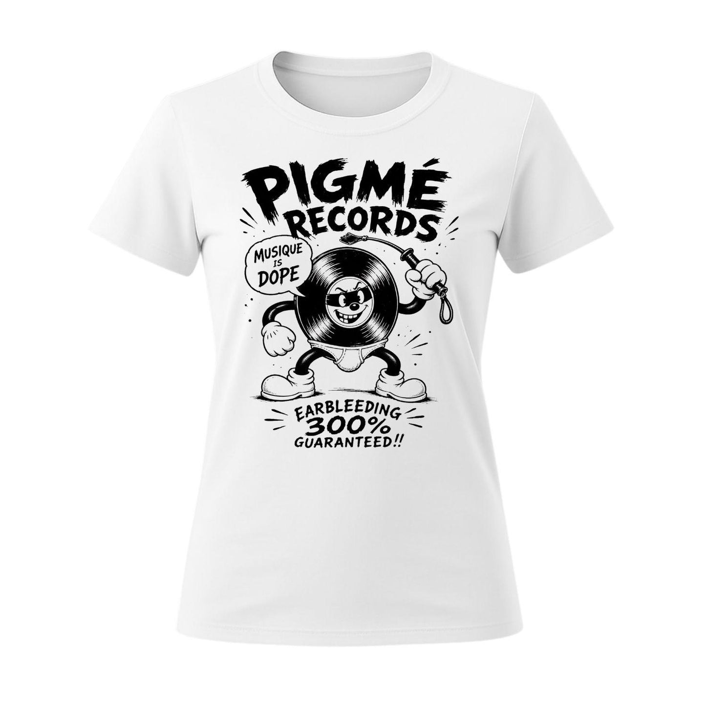 Pigmé records musique is dope women's t-shirt