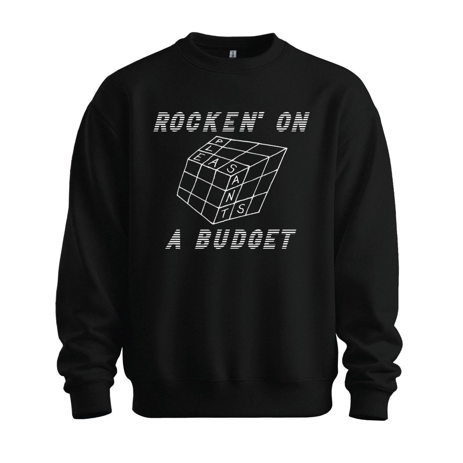 pleasants black sweatshirt rocken on a budget