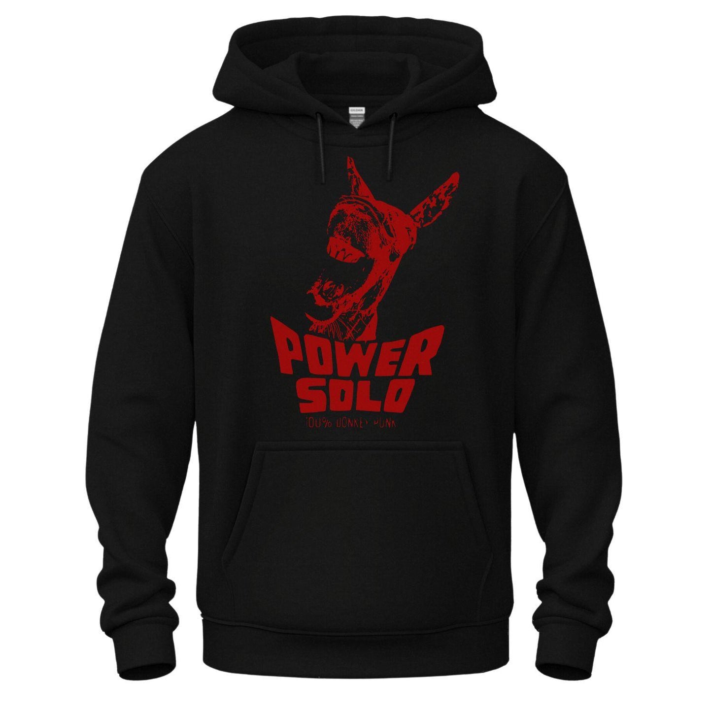 powersolo hoodie donkey punk black red
