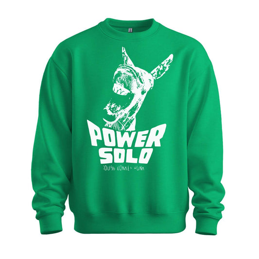 powersolo sweatshirt donkey punk green white