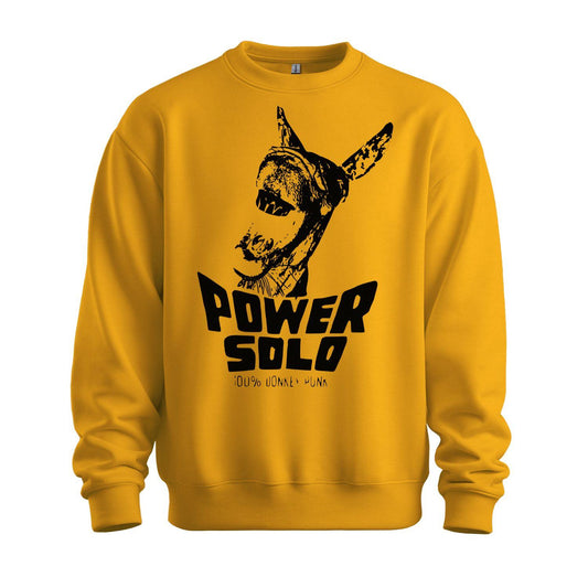 powersolo sweatshirt donkey punk yellow black