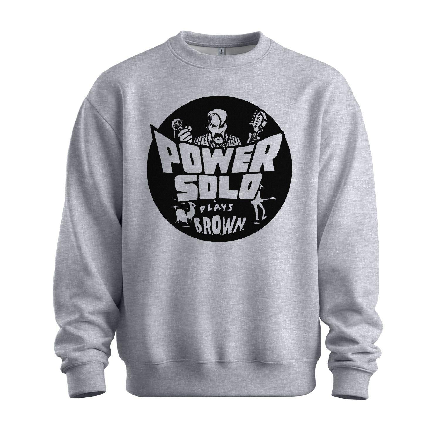 powersolo sweatshirt sport grey plays brown