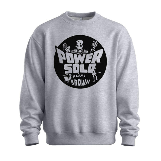 powersolo sweatshirt sport grey plays brown