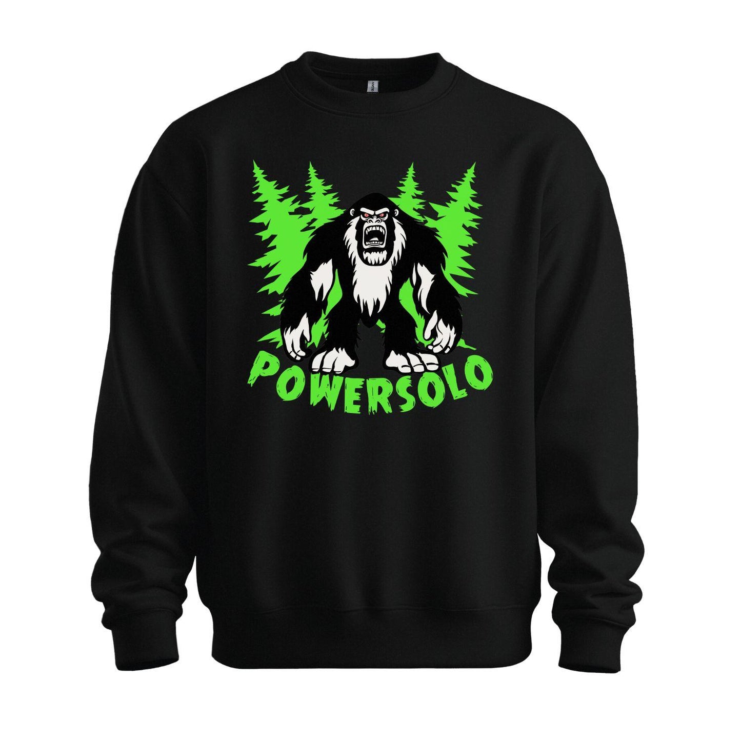 powersolo sweatshirt sasquatch black