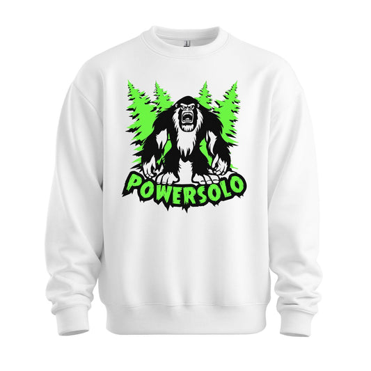 powersolo sweatshirt sasquatch white