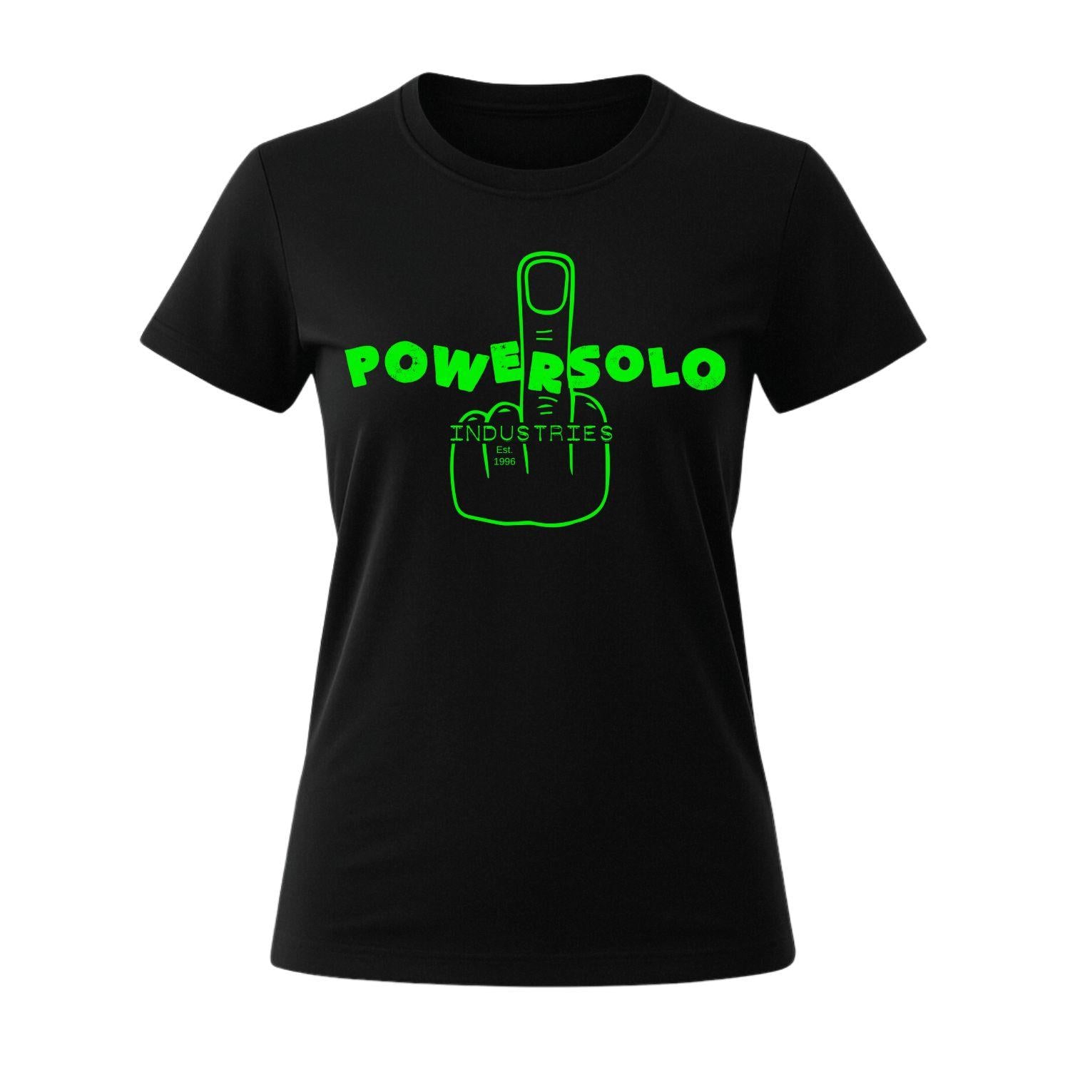 powersolo black t-shirt