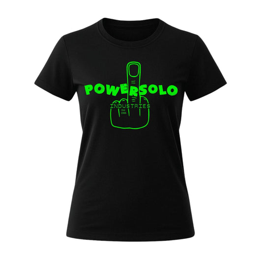 powersolo black t-shirt