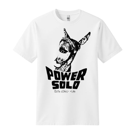 powersolo t-shirt donkey punk yellow black