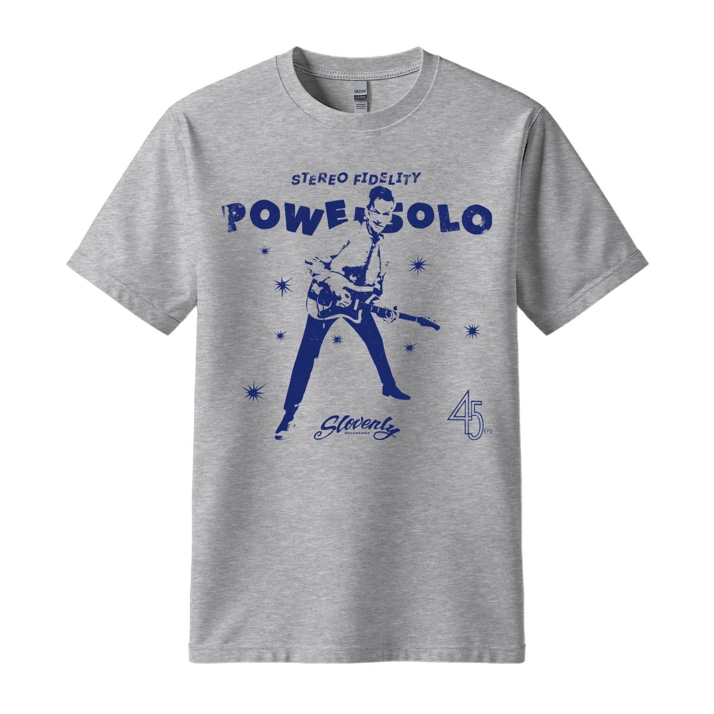 powersolo t-shirt stereo sport grey