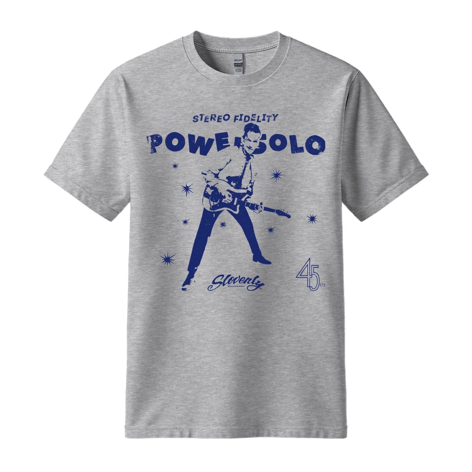 powersolo t-shirt stereo sport grey