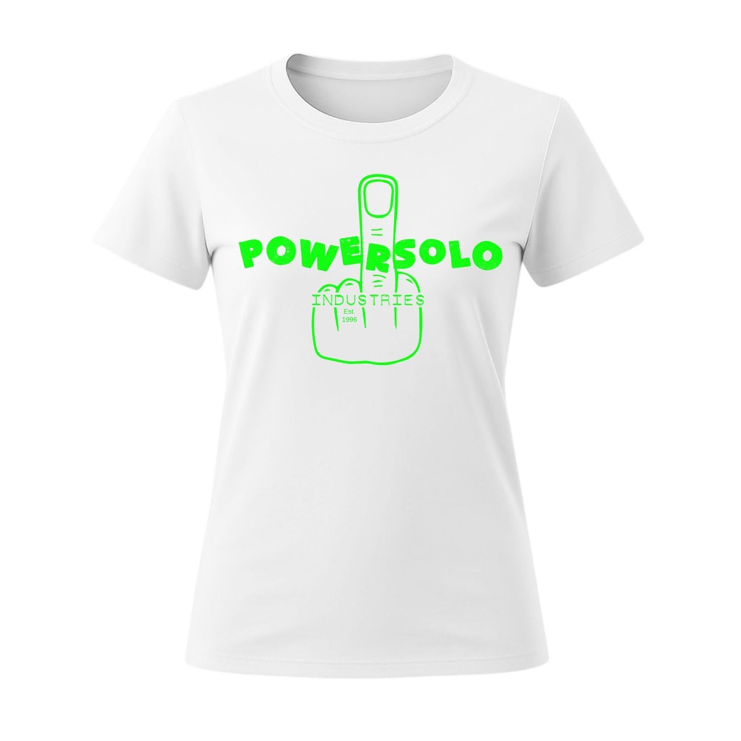 powersolo women white t-shirt
