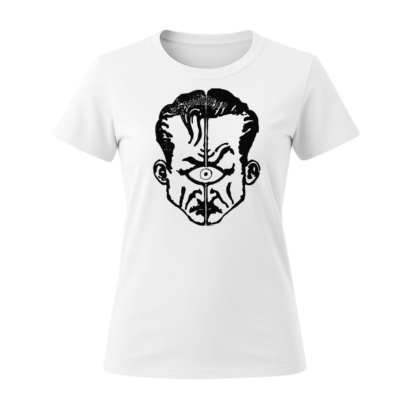 powersolo t-shirt white women sasquatch