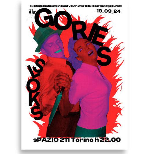 sloks the gories poster concert in torino 2024