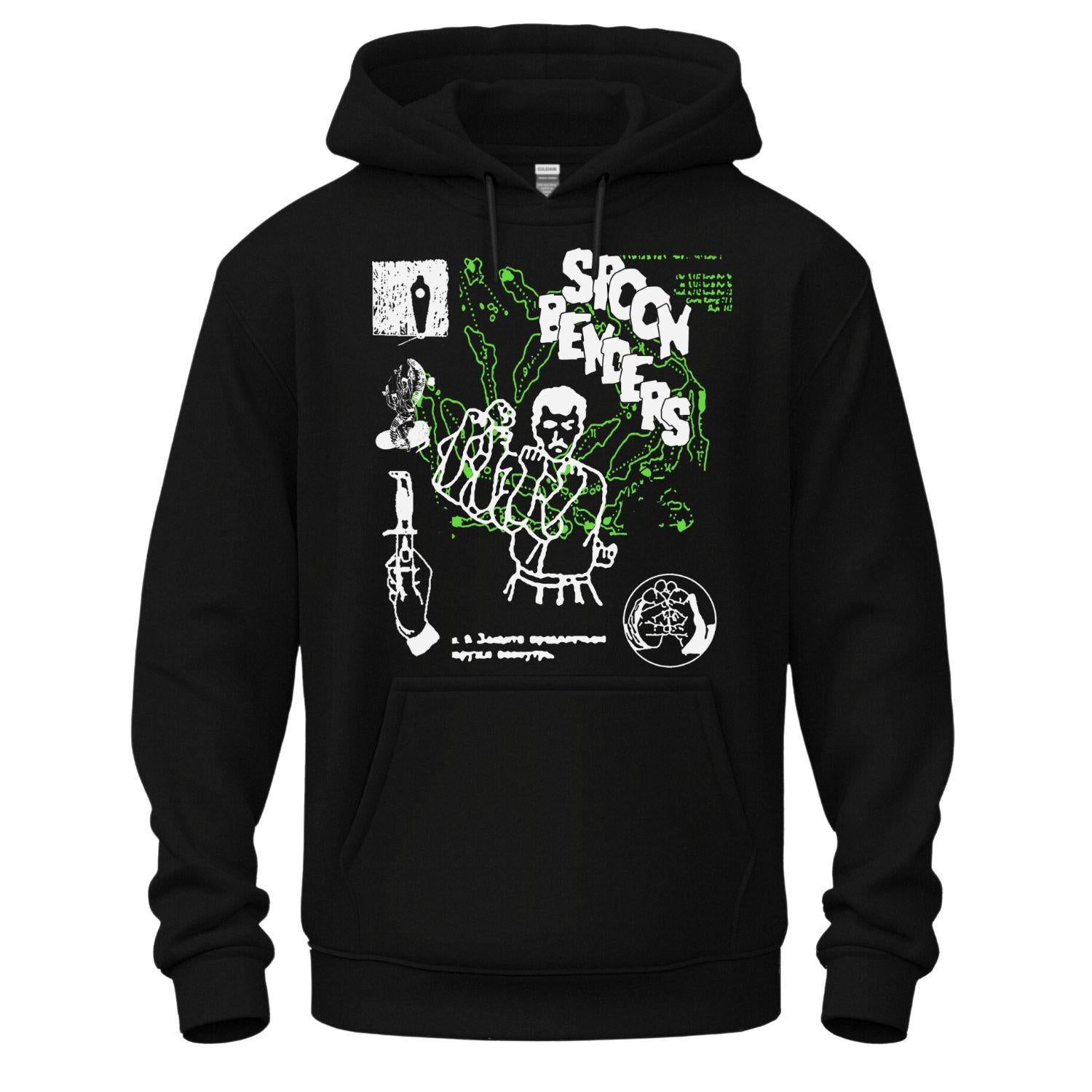 spoon benders hoodie black