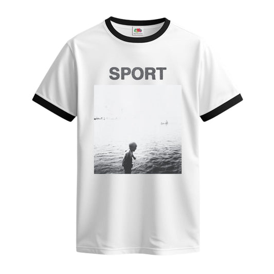 Sport - Kid on the Beach Ringer T-Shirt