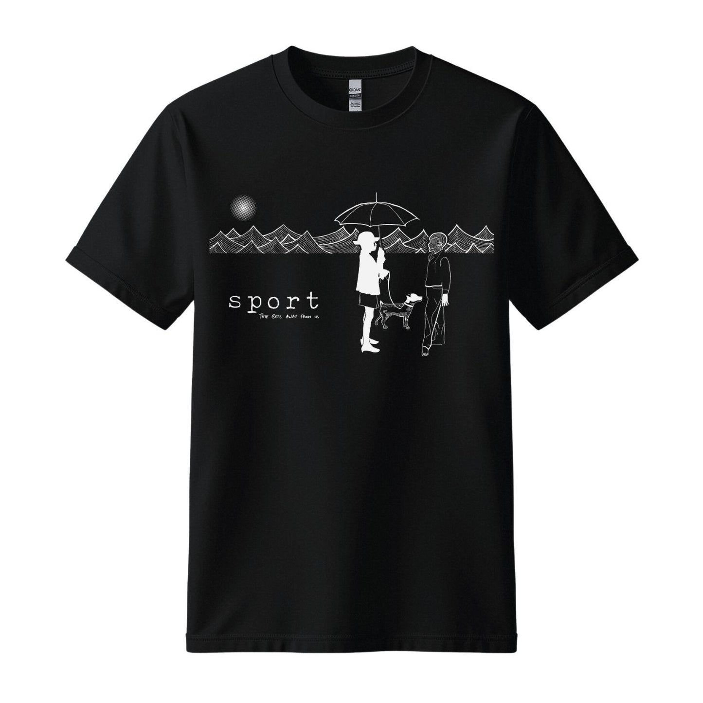 sport black t-shirt duel black