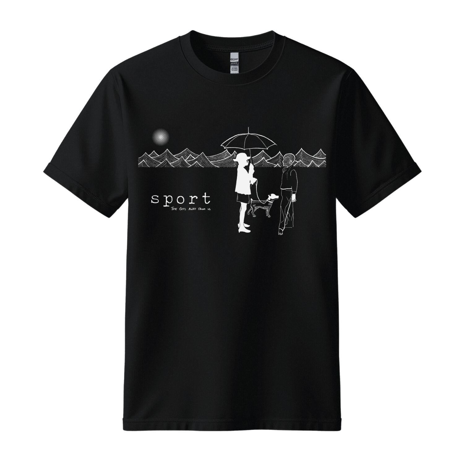 sport black t-shirt duel black