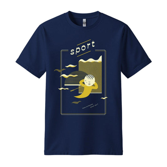 sport navy t-shirt grownups