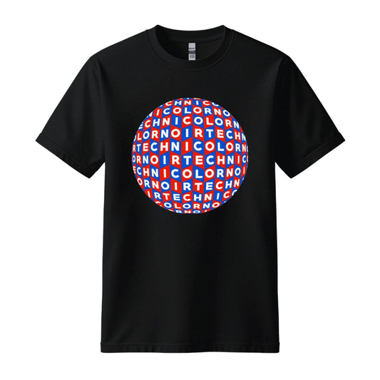 technicolor noir black t-shirt