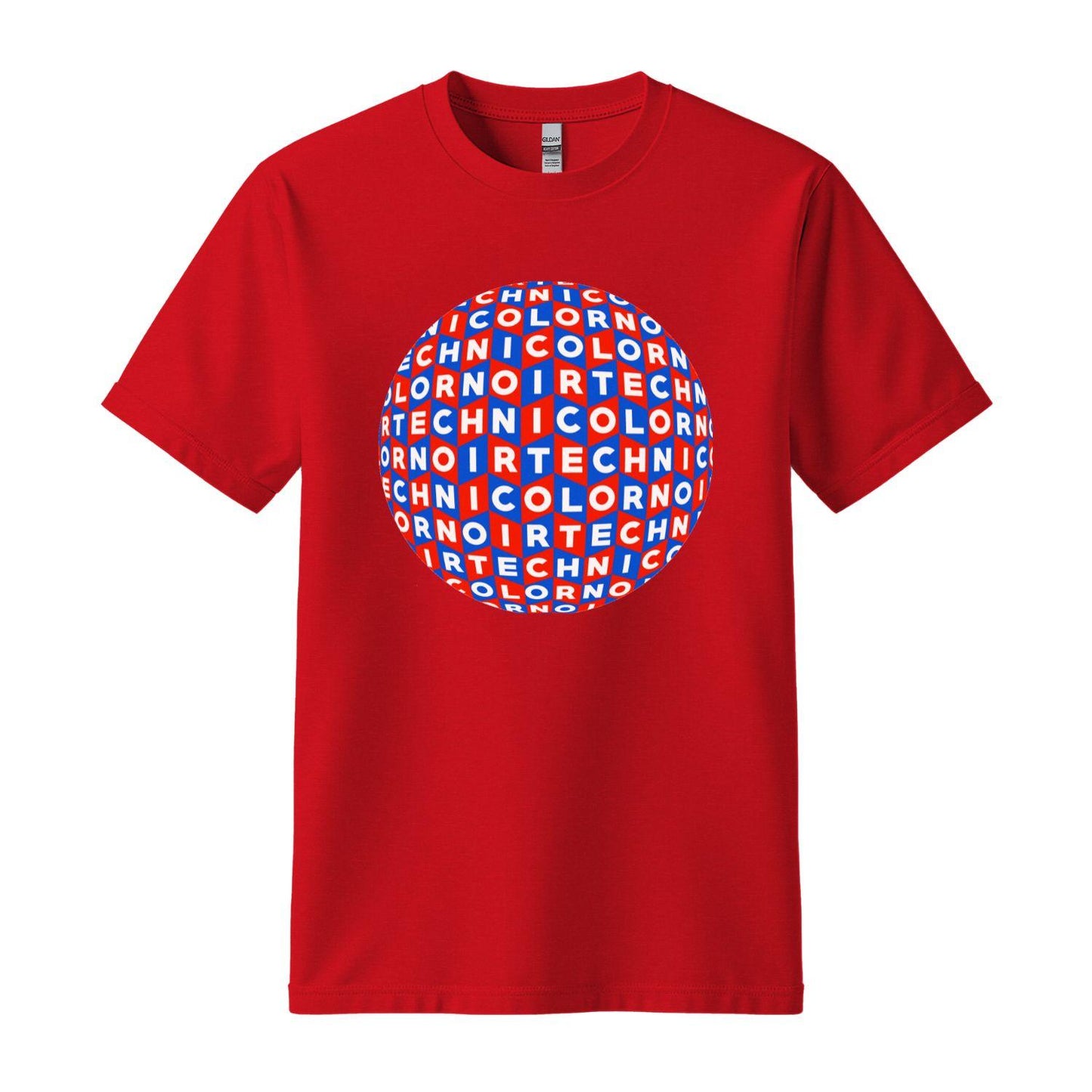 technicolor noir t-shirt red