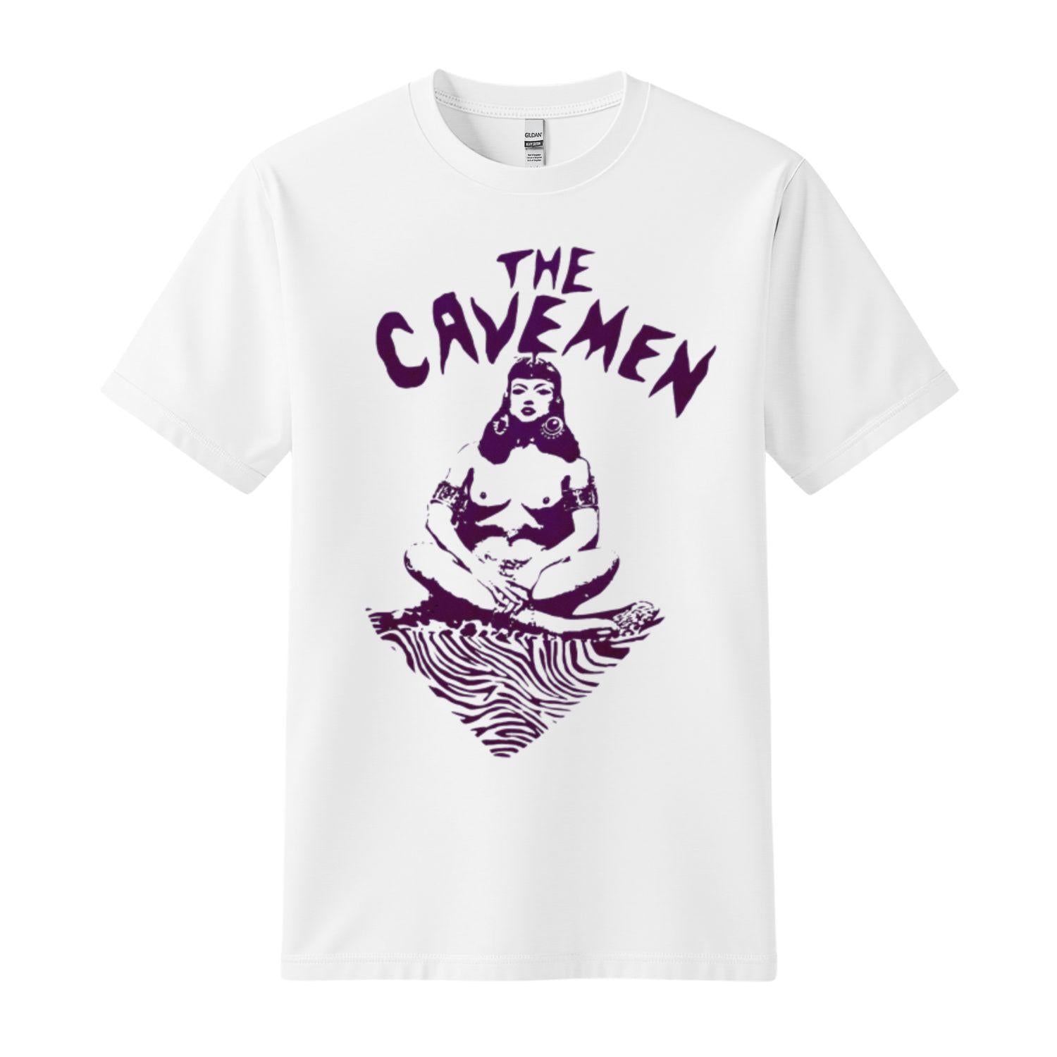 the cavemen white t-shirt buddha