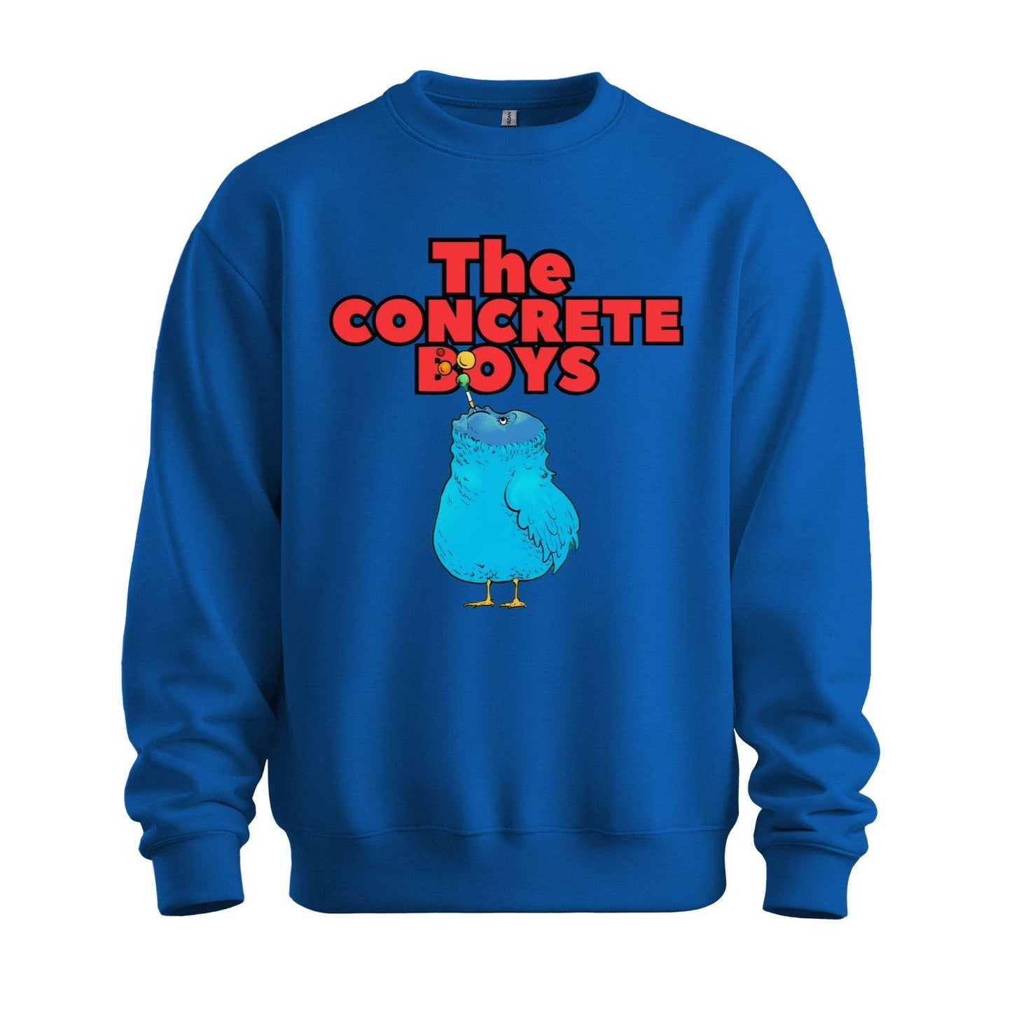 the concrete boys sweatshirt blue bird blue