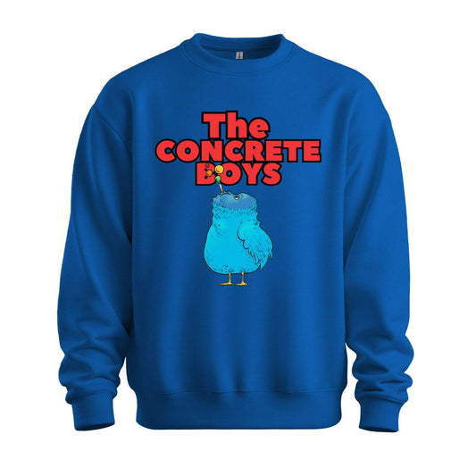 the concrete boys sweatshirt blue bird blue