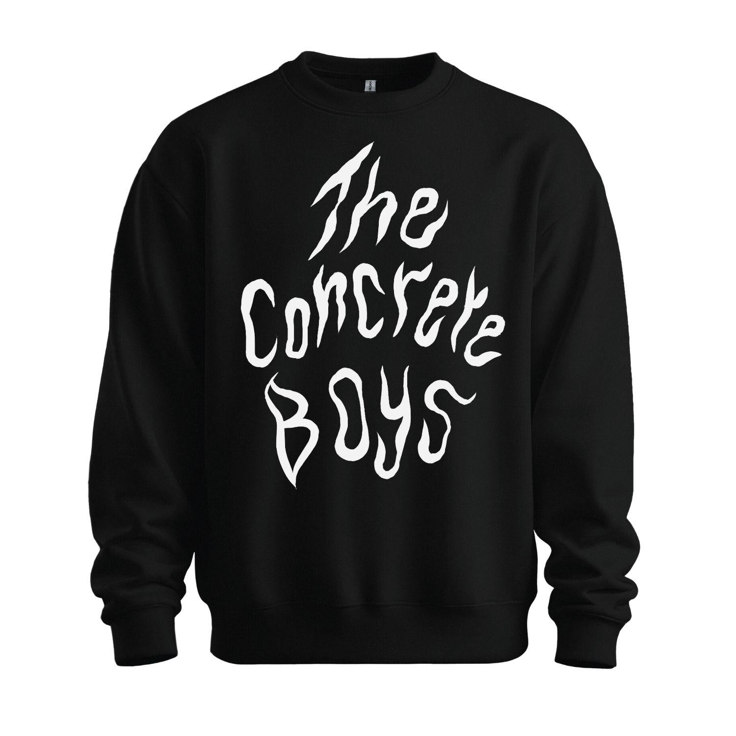 the concrete boys sweatshirt logo black