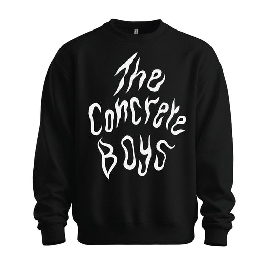 the concrete boys sweatshirt logo black