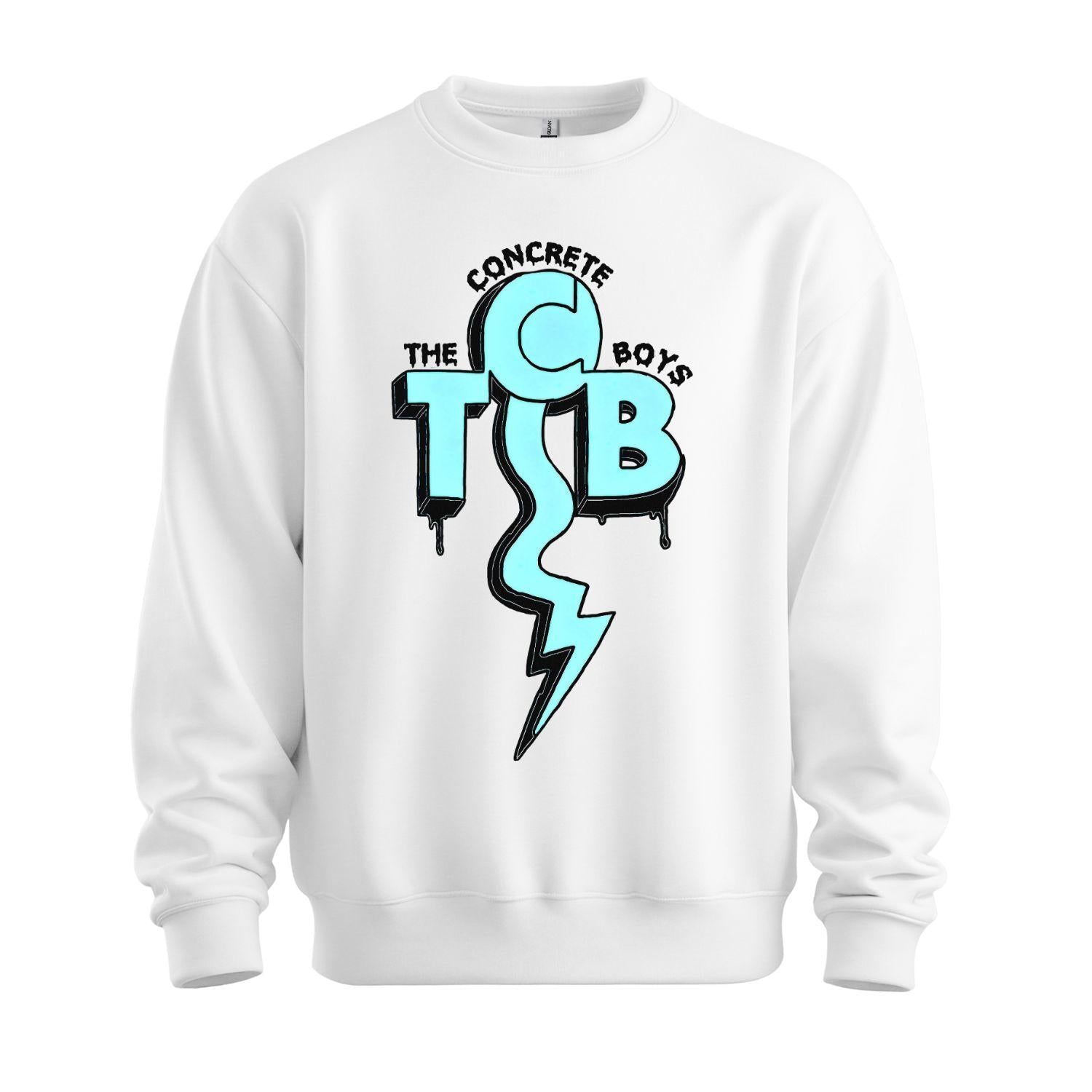 the concrete boys sweatshirt tcb white