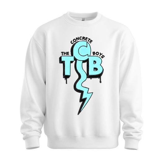 the concrete boys sweatshirt tcb white