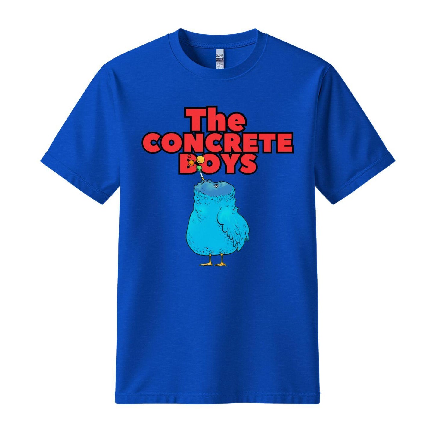 the concrete boys t-shirt blue bird