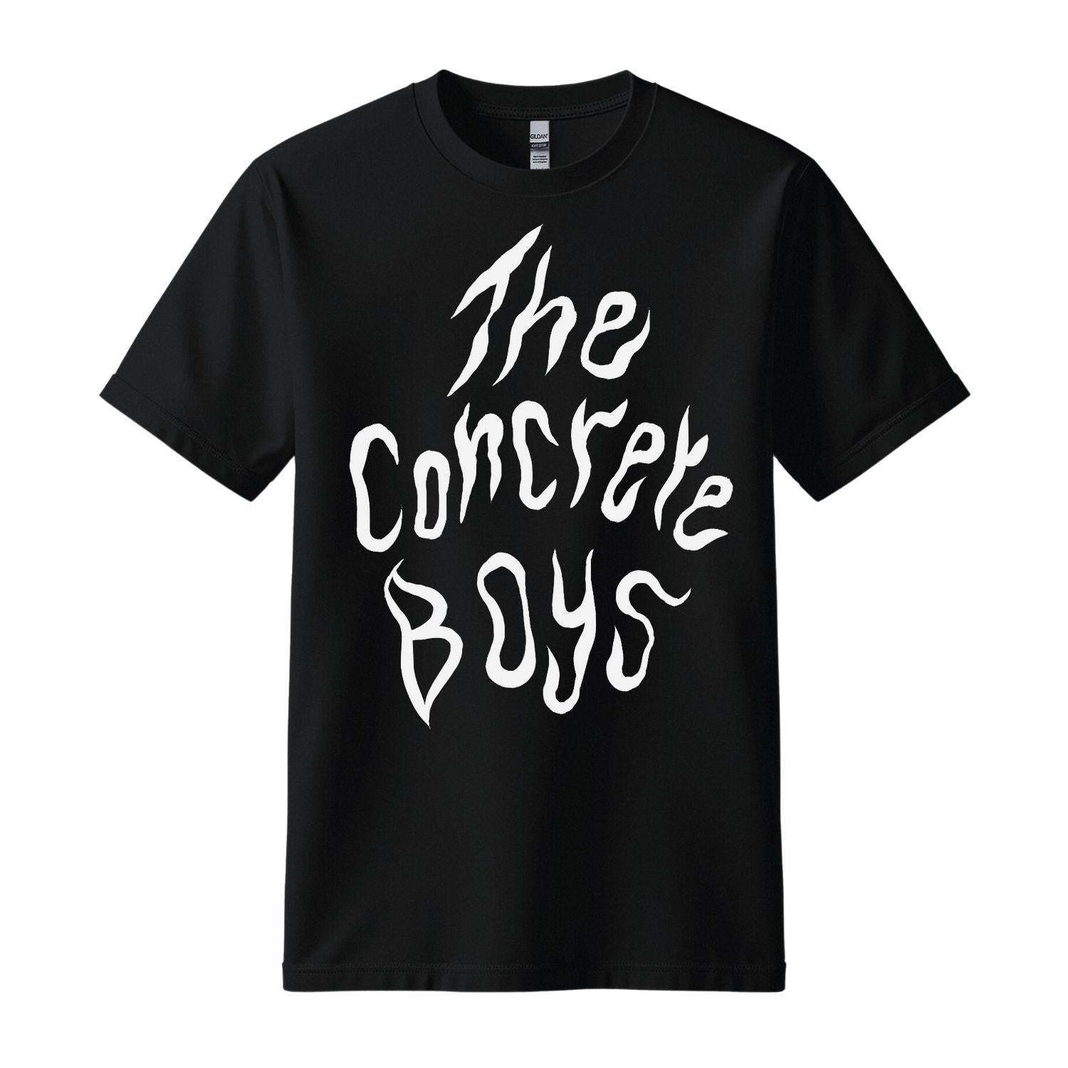 the concrete boys t-shirt black logo