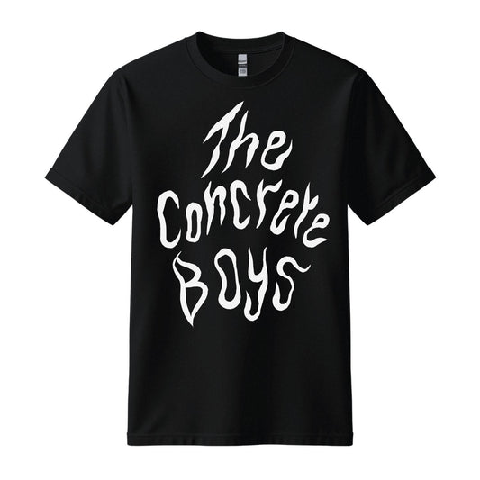 the concrete boys t-shirt black logo