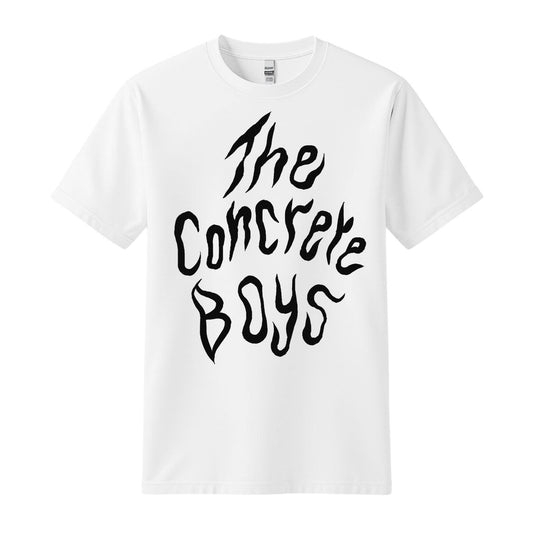 the concrete boys t-shirt logo white