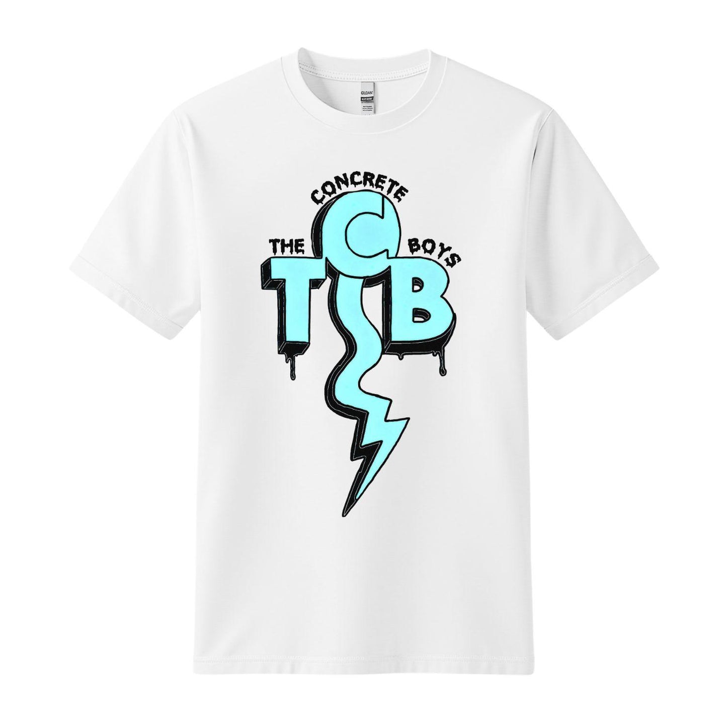 the concrete boys t-shirt tcb white