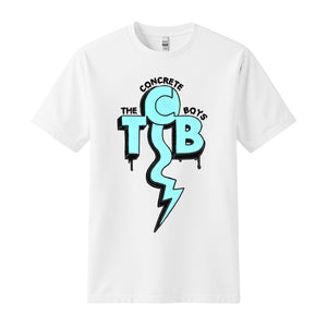 the concrete boys t-shirt tcb white