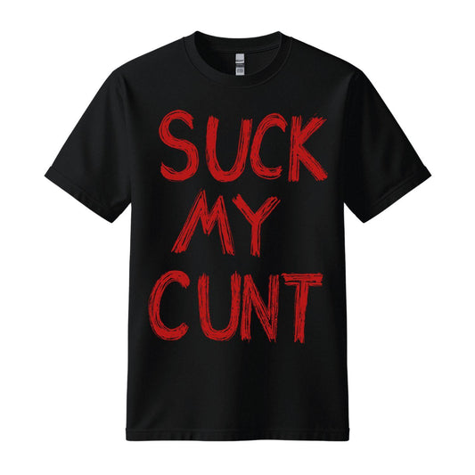 the cult of one black t-shirt suck my cunt