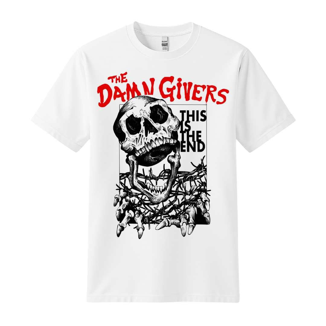 the damn givers white t-shirt