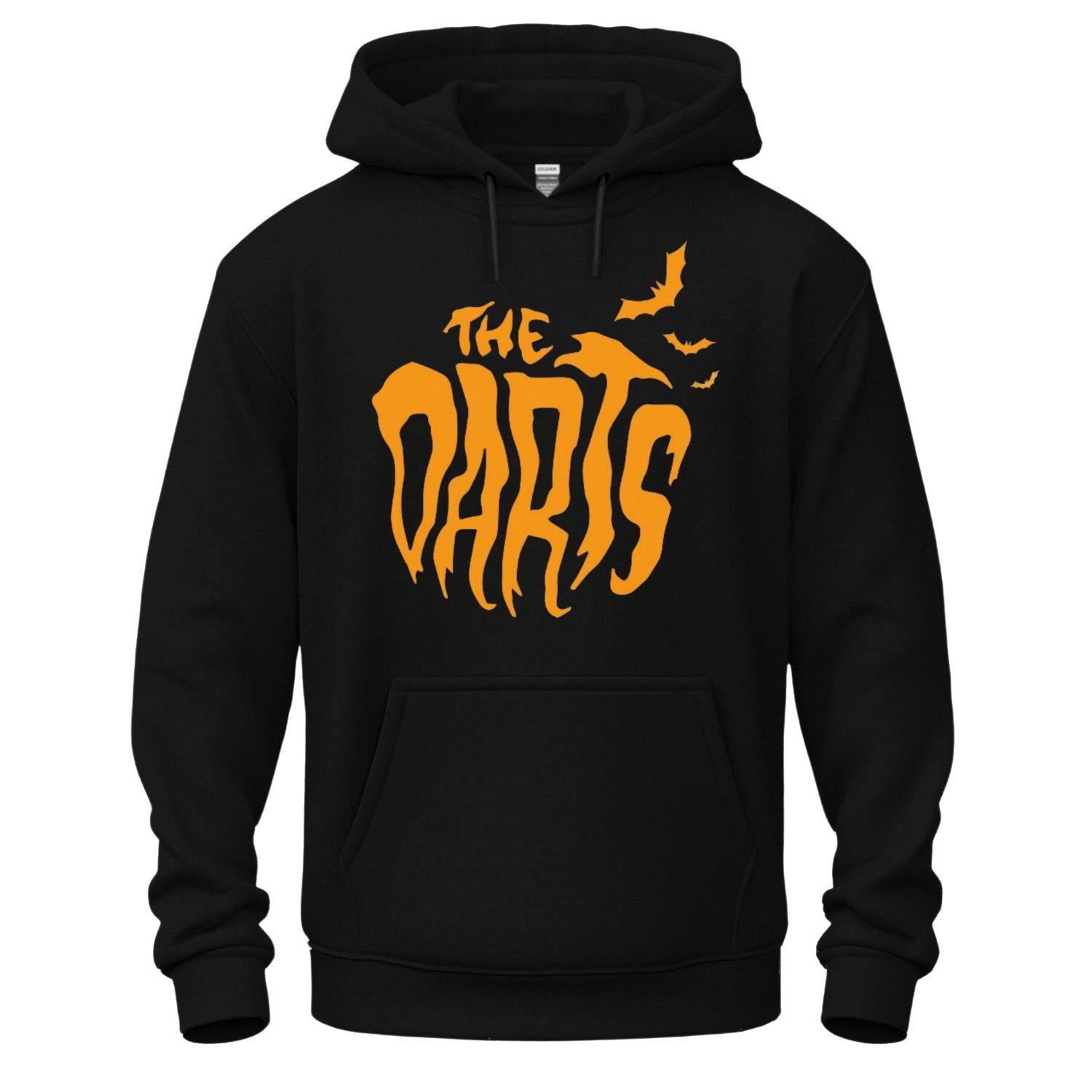 the darts hoodie orange bat