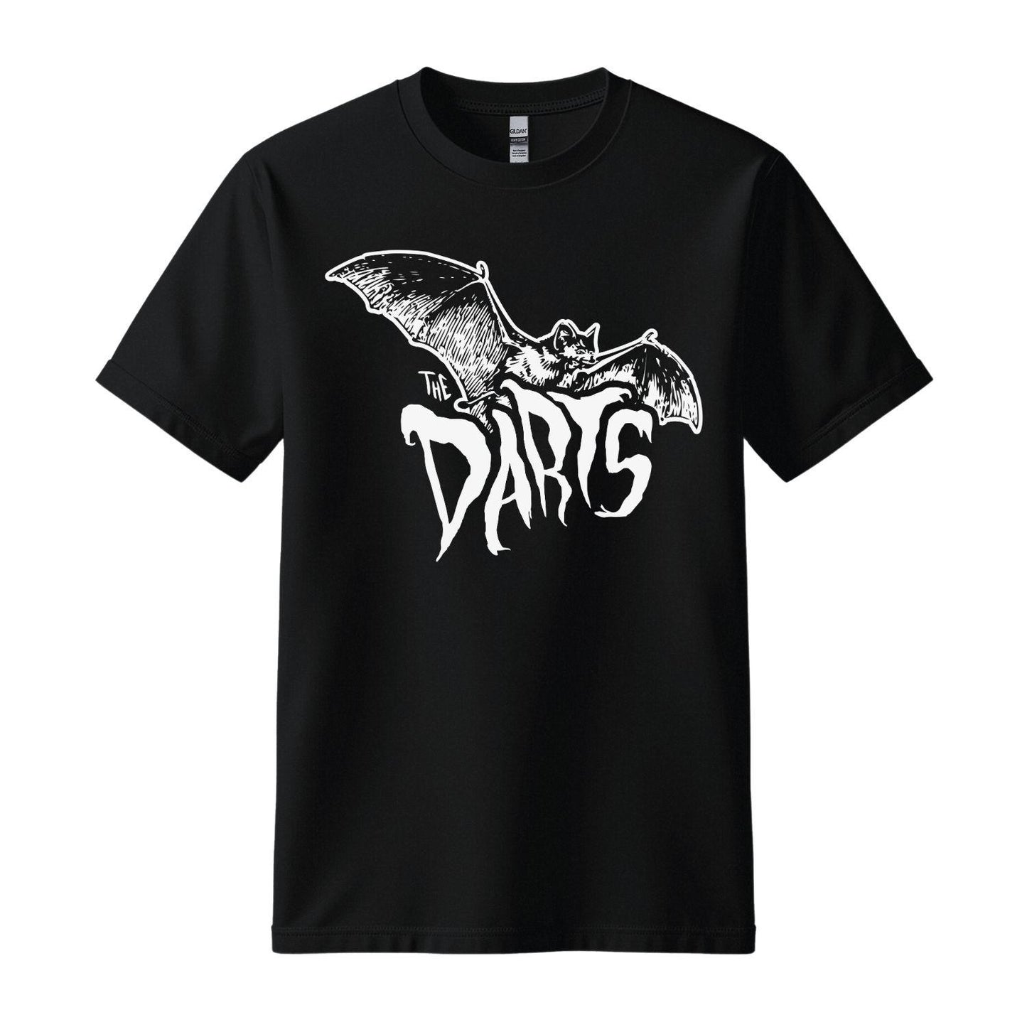 the darts black t-shirt flying bat